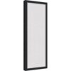 Kate and Laurel Framed Magnetic Board, 36x12 Cloud Dancer Design