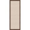 Kate and Laurel Framed Magnetic Board, 36x12 Neutral Crosshatch Design
