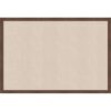 Kate and Laurel Framed Magnetic Board, 36x24 Neutral Crosshatch Design