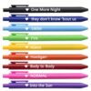 KAYLLE&KT 9PCS Kpop Bangtan Inspired Pen Set Black Gel Pens Arirang Merch for Army Smooth Writing Pen Cute Office Supplies Brithday Party Gifts for Music Lovers