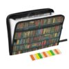 Kcldeci Expanding File Folder,13 Pockets Accordion File Organizer, Library Book Shelf1 A4 Letter Size Paper Document Receipt Organizer Accordian Filing Folder