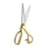 Keedil Professional Tailor Scissors (10 Inch) Stainless Steel Heavy Duty Cutting Fabric Shears - Gold, 20 Scissors