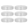 Keenso Glass Petri Dishes with Lids, 10pcs Set