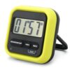 Keenso Kitchen Timer Digital Stopwatch ABS Large LCD Count Up or Countdown 99 Minutes 59 Seconds Loud Alarm with Magnetic Back Stand for Cooking Shower Classroom Kids (Green)