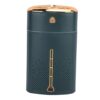 Keenso Mini Humidifier USB Portable Humidifier 1000ml ABS Ultrasonic Mist with Touch Button Night Light for Bedroom Office Car Travel Indoor Use (Green)