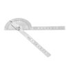 Keenso Stainless Steel Angle Protractor, 2 Arm Ruler 0-10cm