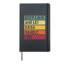 Keep Calm And Let Krish Handle This Funny Custom Retro Quote Hardcover Journal, Black