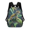 KEIGPERI Little Gecko Laptop Backpack with Side Pockets for Travel Work