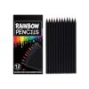 Kelvix 12Pcs Rainbow Color Wood Pencils for Drawing Sketching