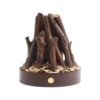 Kelvix User Friendly Fireplaces Night Light with Breathing LED Flames and Relaxing Nature Sounds Desk Ornamental Light
