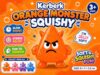 Kerberk Monster Squishy Toy - 2.3" Slow Rising Sensory Fidget Toys for Kids Ages 3+ - Soft Squeeze Stress Relief Decompression Toy for Desk & Party Favors (Yellow, Monster)