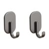 KEXINDIANZI Heavy Duty Magnetic Hooks Compatible with Refrigerator Key Towel Storage Holder Bathroom Hangers(2PCS)
