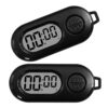 Keychain Digital Timer, 0.1% Error Rate Clip on Pocket Stopwatch