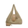 Keychain Tote Bag 50cm Foldable PU Shopping Bag With Key Ring