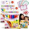 Keyrose Popcorn Pens Puffy, 3D Relief Art Markers Bubble Pen，2pcs