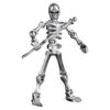 Kfwfuaee Assembly Skeleton Display Toy, Silver