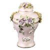 Kfwfuaee Metal Decorative Jewelry Box with Hinged Lid, B