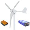 KGKGK Wind Generator, 1000w 1500w 2000w Wind Power Turbine Generator 12v 24v 48v 96v with Controller Inverter Free Energy for Homeuse High Efficiency(Off Grid System 1,24,1500W)