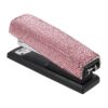 KHBUAB Rhinestone Desktop Stapler with Staples, Small Handheld Metal Stapler for Office Desk, Ergonomic Design and Multi-Scene Application, for Office and Crafting Events