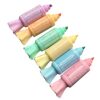 khbyt 6 Pieces Fluorescent Highlighter, Shaped