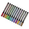 khbyt Of 12 Metallic Marker Pen Paint Pen Metallic Marker Brush