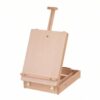 KiBcsLic Tabletop Easel with Art and Storage Portable Drawing Kit Easel Space-Saving Storage Drawing, Desk, Studio