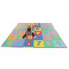 Kids' 96-Piece Foam Floor Alphabet and Numbers Puzzle Play Mat for Babies and Toddlers - Interlocking Tile Game by Trademark Games (Multicolored)