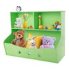 Kids Bookshelf 2-Shelf Storage Bookcase Open Shelf for Children Room