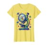 Kids College Microscope Tiny Explorer Graphic T-Shirt, Women, Lemon Yellow, X-Large