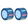 Kids Fingertip Cube Rolling Beads Toy 2pcs Plastic Blue
