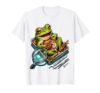Kids Frog Dissection Science Lab Illustration T-Shirt, Men, White, XX-Large
