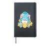Kids Happy Easter Boys Easter Spring Gnome Easter Bunny Ears Hardcover Journal, Black
