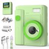 Kids Instant Print Camera Gift Set, 1080P Video, 16X Digital Zoom, Easy-to-Use Design for Boys and Girls Ages 3-12