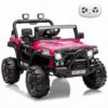 Kids Ride on Truck, 12V Battery Powered Car with Dual Motor and Remote