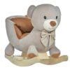 Kids Rocking Horse, Bear-Shaped with Sound, 18-36 Months, Gray