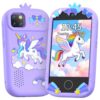 Kids Smart Phone for Boys, Toddler Phone Toy with Dual Camera, 3.5" Touchscreen, 18 Games, MP3, Learning & 32GB Card, Christmas Birthday Gift for Ages 3-10, Toddler Boy Toys