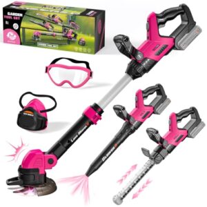 Kids Tool Set, 3-IN-1 Kids Leaf Blower, Weed Wacker & Hedge Trimmer Toy