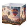 Kigai Cube Storage Basket 11x11x11 Inch, Collapsible Fabric Storage Bin