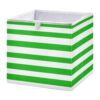 Kigai Cube Storage Basket 11x11x11 Inch, Collapsible Fabric Storage Bin