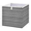 Kigai Cube Storage Basket 11x11x11 Inch, Collapsible Fabric Storage Bin