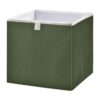 Kigai Cube Storage Basket 11x11x11 Inch, Collapsible Fabric Storage Bin