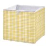 Kigai Cube Storage Basket 11x11x11 Inch, Collapsible Fabric Storage Bin