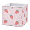 Kigai Cube Storage Basket 11x11x11 Inch, Collapsible Fabric Storage Bin