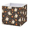 Kigai Fabric Storage Cube, 11 Inch Collapsible Organizer Bin
