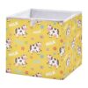 Kigai Fabric Storage Cube, 11 Inch Collapsible Organizer Bin