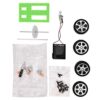 Kikumi Solar Toy Car Car Set Toy 14×9×3 Solar Power Educational Scientific Assembly Model Solar Car Kit Toy Car