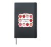 Kindergarten Is My Jam Retro Teacher Back to School Women Hardcover Journal, Black