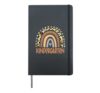 Kindergarten Rainbow Squad Girls Boys Teacher Back To School Hardcover Journal, Black