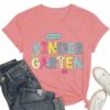 Kindergarten Teacher Shirts Women Elementary Cartoon Preschool Life Tee