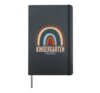 Kindergarten Team Rainbow student Teacher Back To School Hardcover Journal, Black